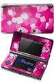 Bokeh Squared Hot Pink - Decal Style Skin fits Nintendo 3DS (3DS SOLD SEPARATELY)