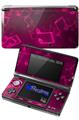 Bokeh Music Hot Pink - Decal Style Skin fits Nintendo 3DS (3DS SOLD SEPARATELY)