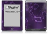 Bokeh Music Purple - Decal Style Skin (fits Amazon Kindle Touch Skin)