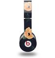 WraptorSkinz Skin Decal Wrap compatible with Beats Solo HD (Original) Poppy Orange Navy (HEADPHONES NOT INCLUDED)