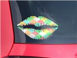 Lips Decal 9x5.5 Brushed Cirlces Multi Light