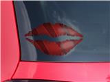 Lips Decal 9x5.5 VintageID 25 Red