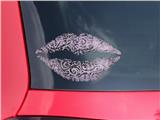 Lips Decal 9x5.5 Folder Doodles Lavender