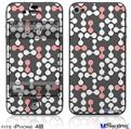 iPhone 4S Decal Style Vinyl Skin - Locknodes 04 Pink