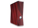 VintageID 25 Red Decal Style Skin for XBOX 360 Slim Vertical