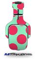 Kearas Polka Dots Pink And Blue Decal Style Skin (fits Tritton AX Pro Gaming Headphones - HEADPHONES NOT INCLUDED) 