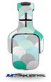 Brushed Circles Seafoam Decal Style Skin (fits Tritton AX Pro Gaming Headphones - HEADPHONES NOT INCLUDED) 