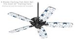 Starfish and Sea Shells White - Ceiling Fan Skin Kit fits most 52 inch fans (FAN and BLADES SOLD SEPARATELY)