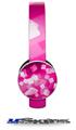Bokeh Squared Hot Pink Decal Style Skin (fits Sol Republic Tracks Headphones - HEADPHONES NOT INCLUDED) 