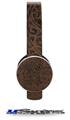 Folder Doodles Chocolate Brown Decal Style Skin (fits Sol Republic Tracks Headphones - HEADPHONES NOT INCLUDED)
