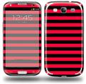 Stripes Red - Decal Style Skin (fits Samsung Galaxy S III S3)