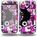 Pink Star Splatter - Decal Style Skin (fits Samsung Galaxy S III S3)