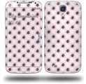 Kearas Daisies Diffuse Glow Pink - Decal Style Skin (fits Samsung Galaxy S IV S4)