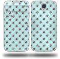 Kearas Daisies Seafoam - Decal Style Skin (fits Samsung Galaxy S IV S4)