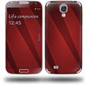 VintageID 25 Red - Decal Style Skin (fits Samsung Galaxy S IV S4)